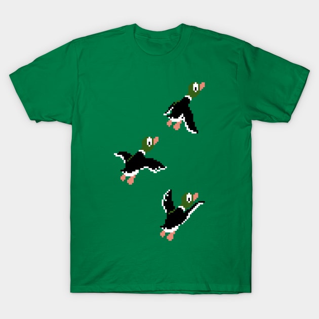 Ducks T-Shirt by RetroPixelWorld